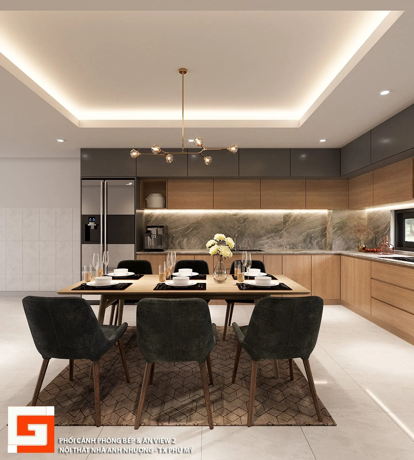 Phối cảnh Nhà nghỉ anh Nhượng