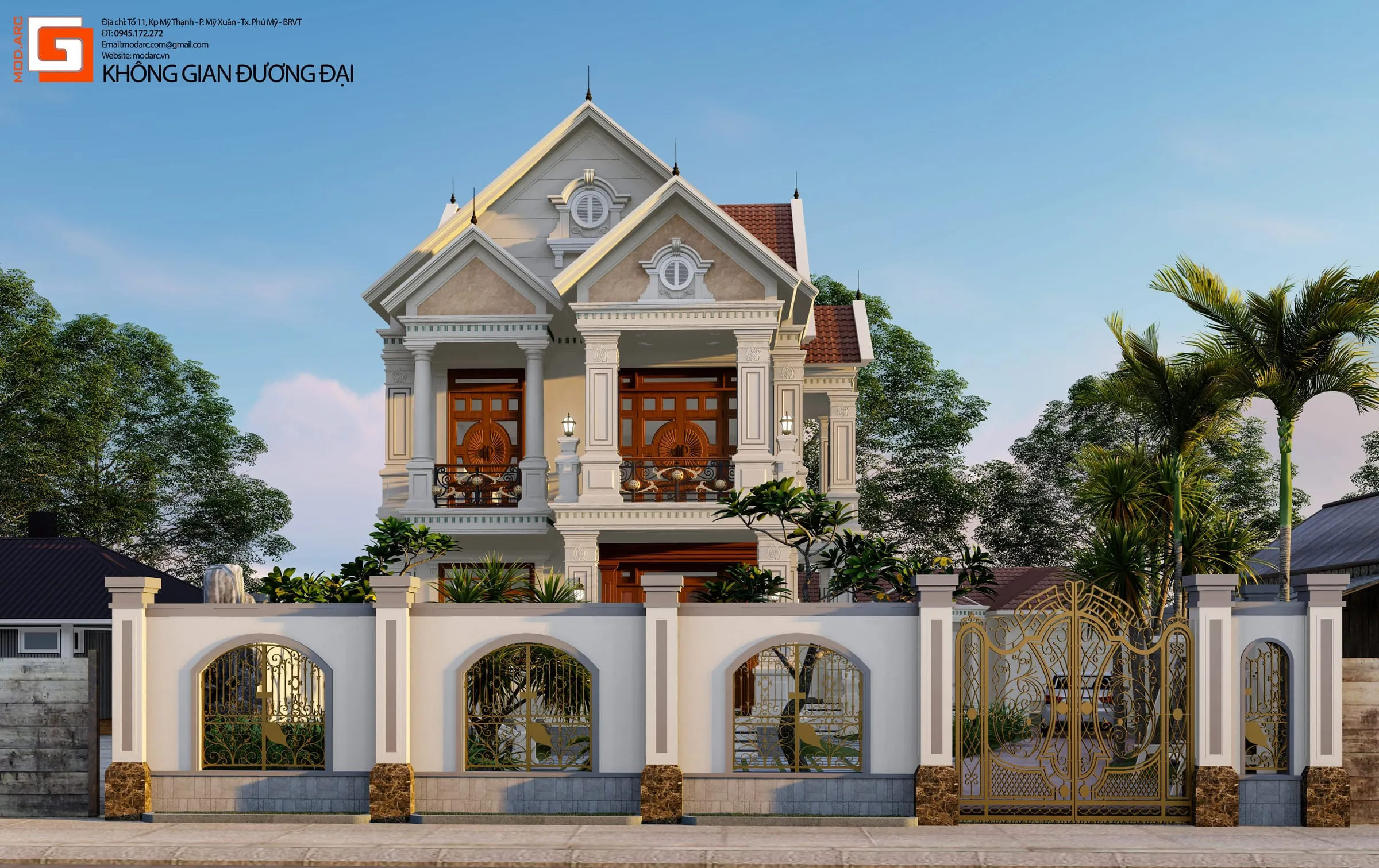 Phối cảnh Biệt thự anh Sơn