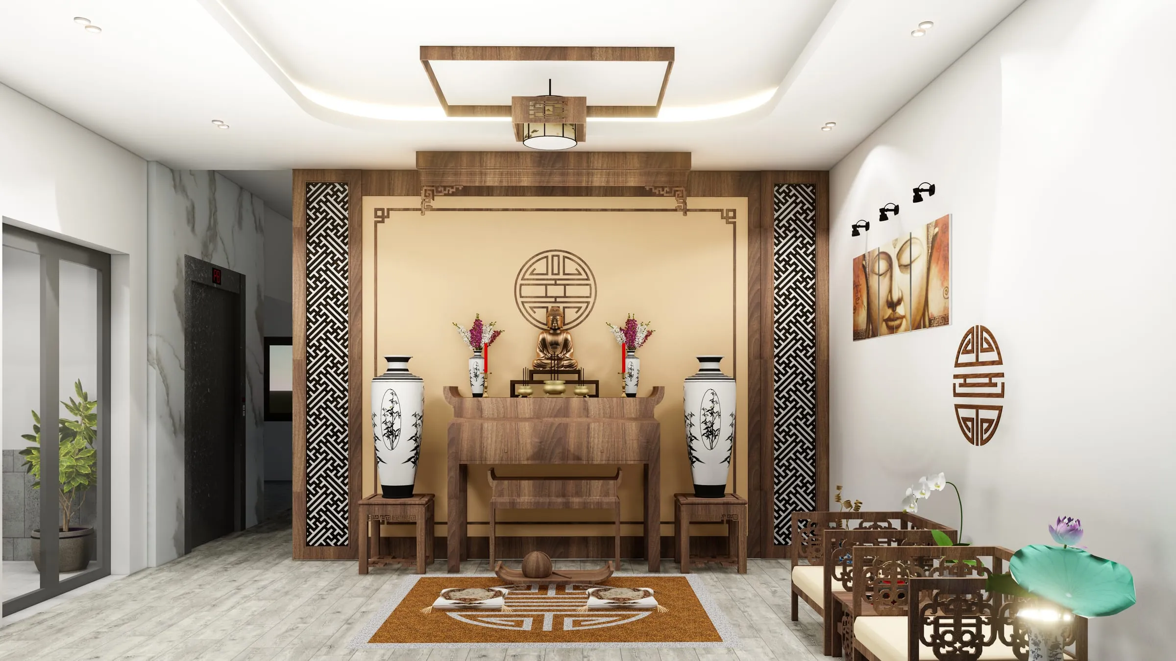 Nhà phố chị Tương – phối cảnh 4