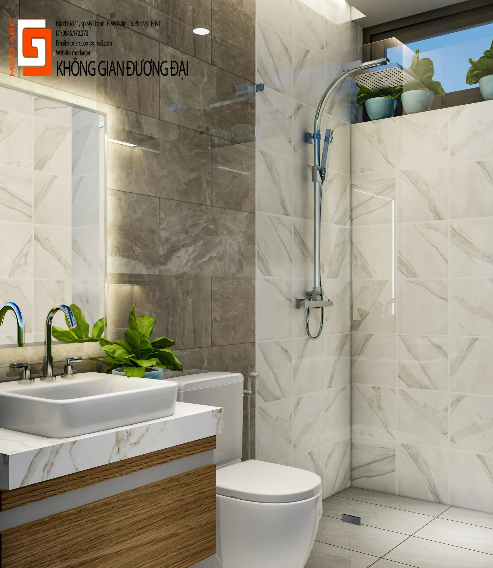 Nhà phố chị Duyên – phối cảnh 11